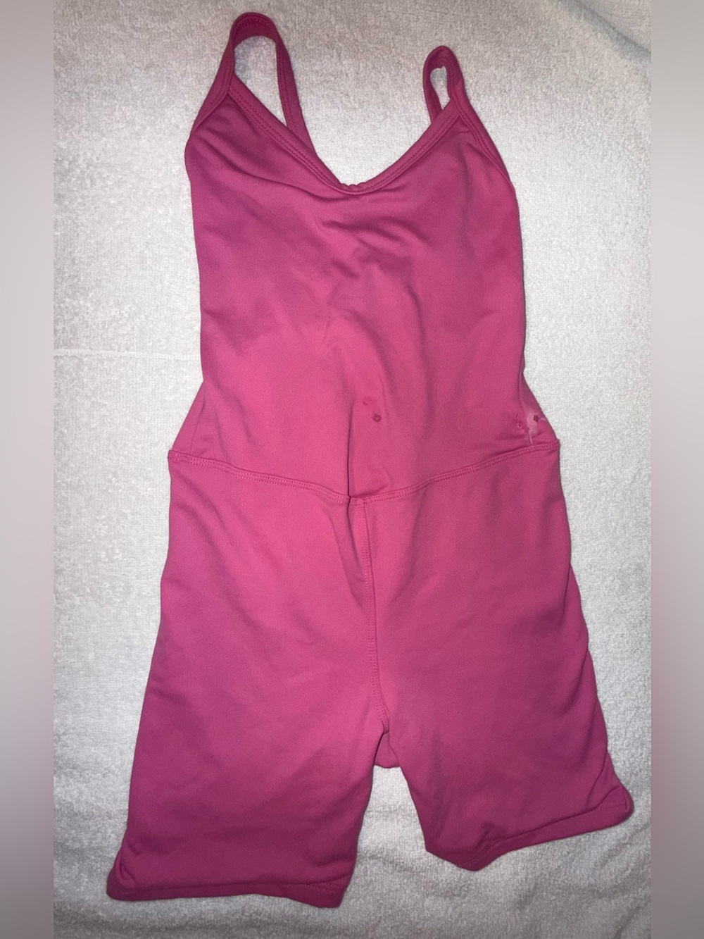 Five Dancewear Girls' Fuchsia One-Piece Bodysuit Romper Play Condition Size YXL